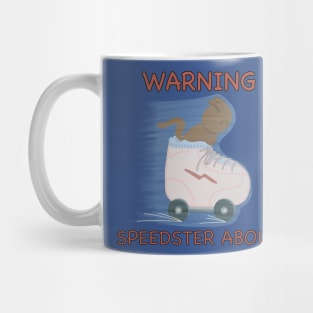 Cute Cat Speedster in a Skate Mug